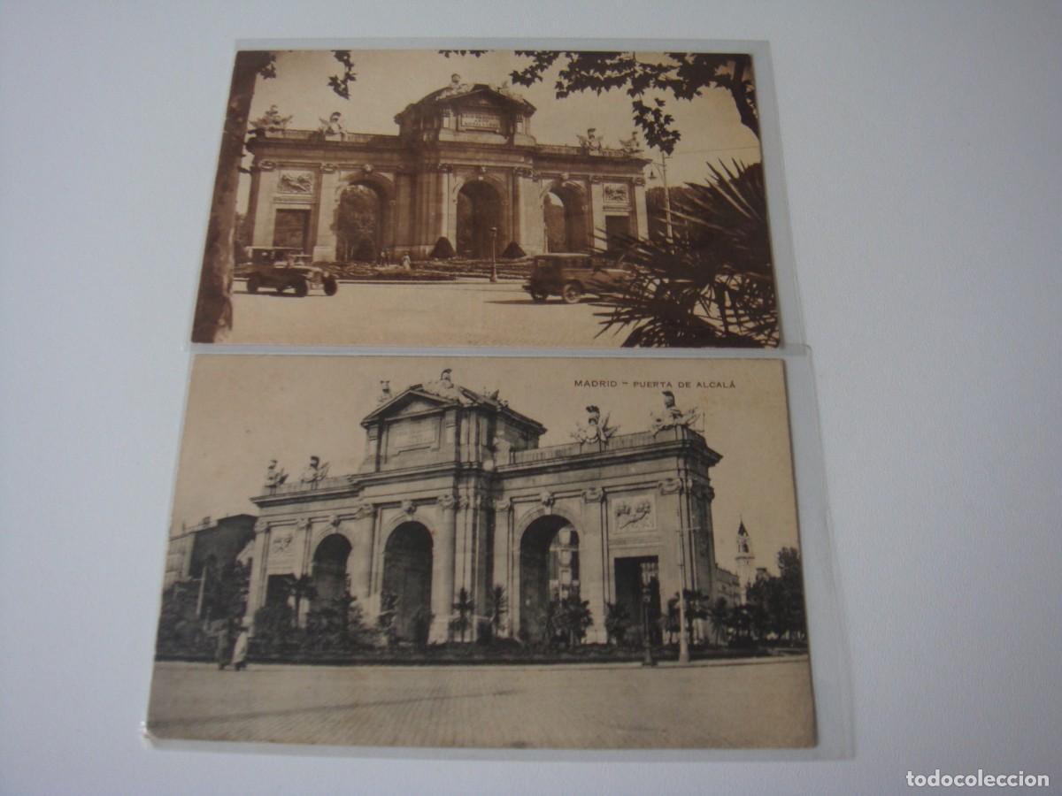 Postales: 2 POSTALES MADRID PUERTA DE ALCALA - Foto 1