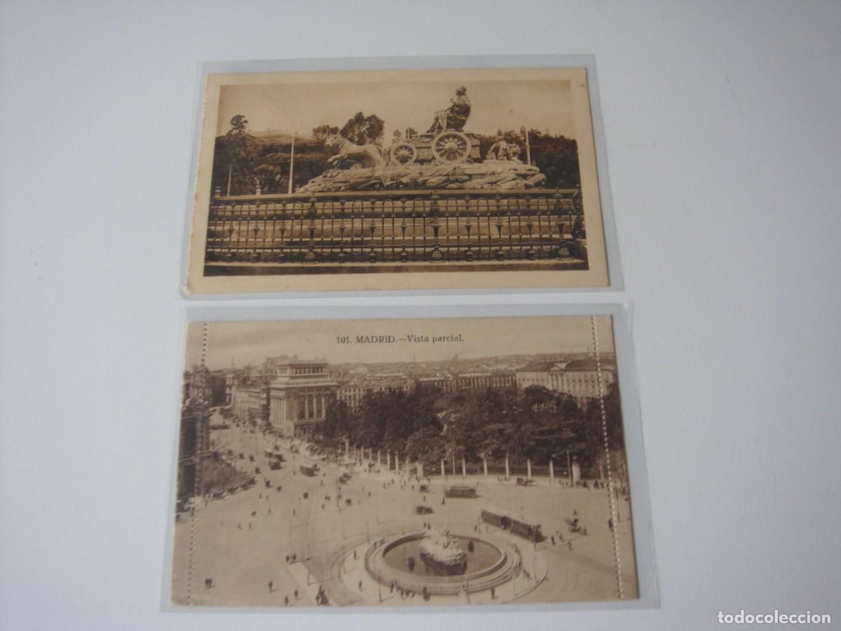 Postales: 2 POSTALES MADRID LA CIBELES - Foto 1
