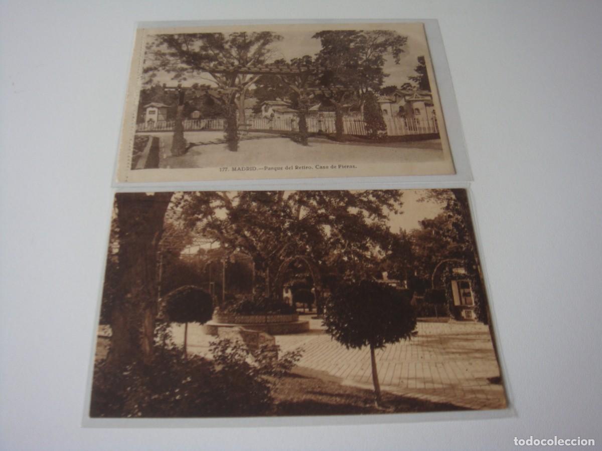 Postales: 2 POSTALES MADRID EL RETIRO - Foto 1