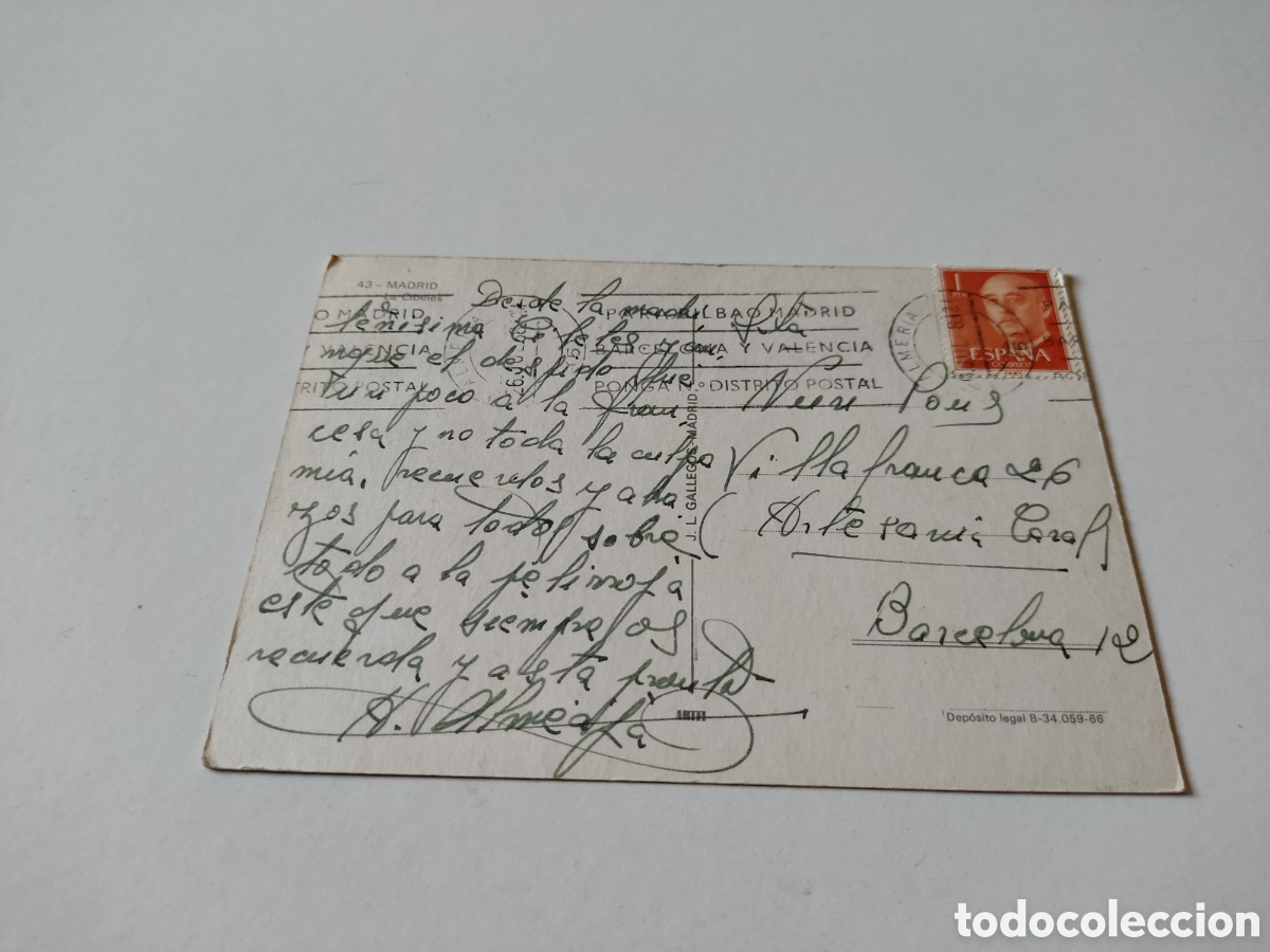 Postales: Postal La Cibeles Madrid - Foto 2