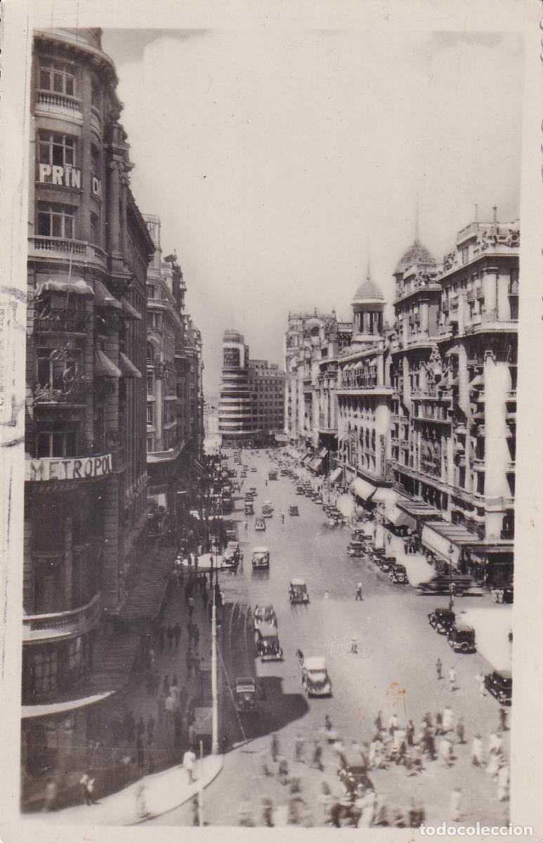 Postales: MADRID GRAN VIA POSTAL - Foto 1