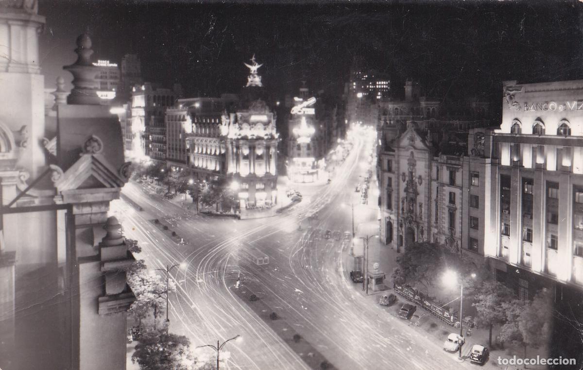 Postales: MADRID AVENIDA JOSE ANTONIO - Foto 1