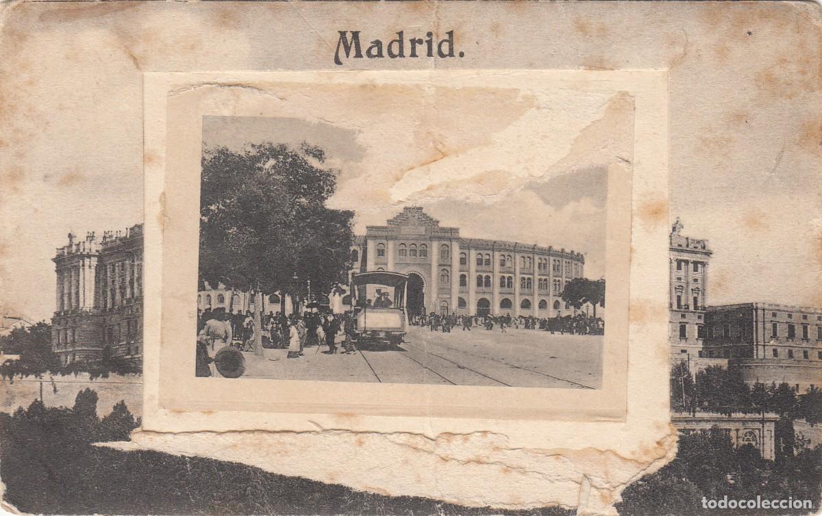 Postales: MADRID 1909: PLAZA DE TOROS - ESCRITA - Foto 1