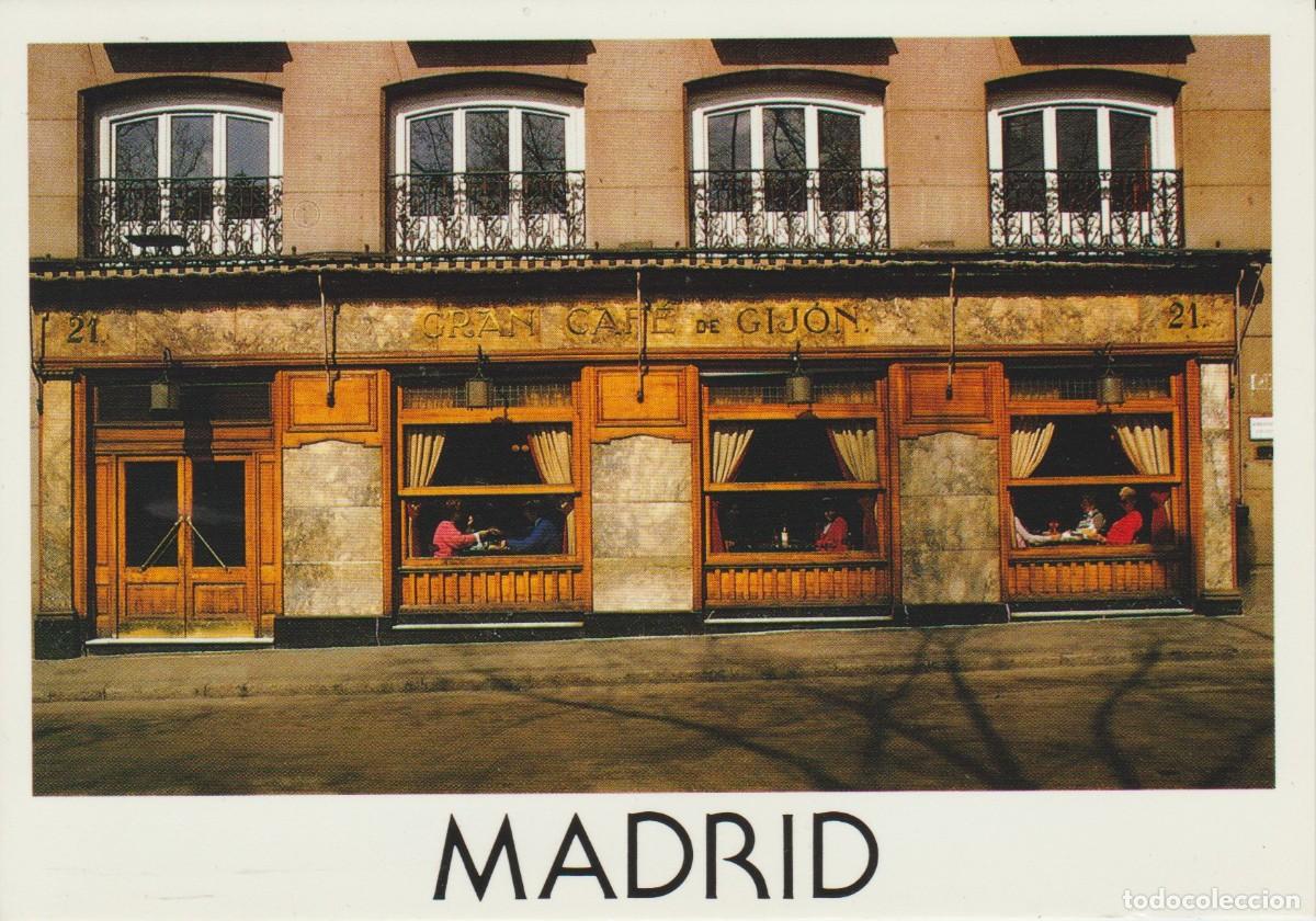 Postales: (412) MADRID. CAFE GIJON ... SIN CIRCULAR - Foto 1