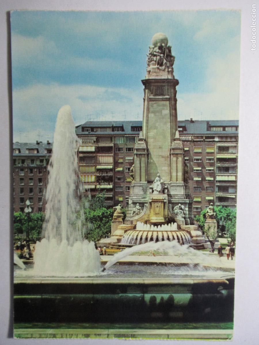 Postales: Madrid - Plaza de Espa&ntilde;a - Foto 1