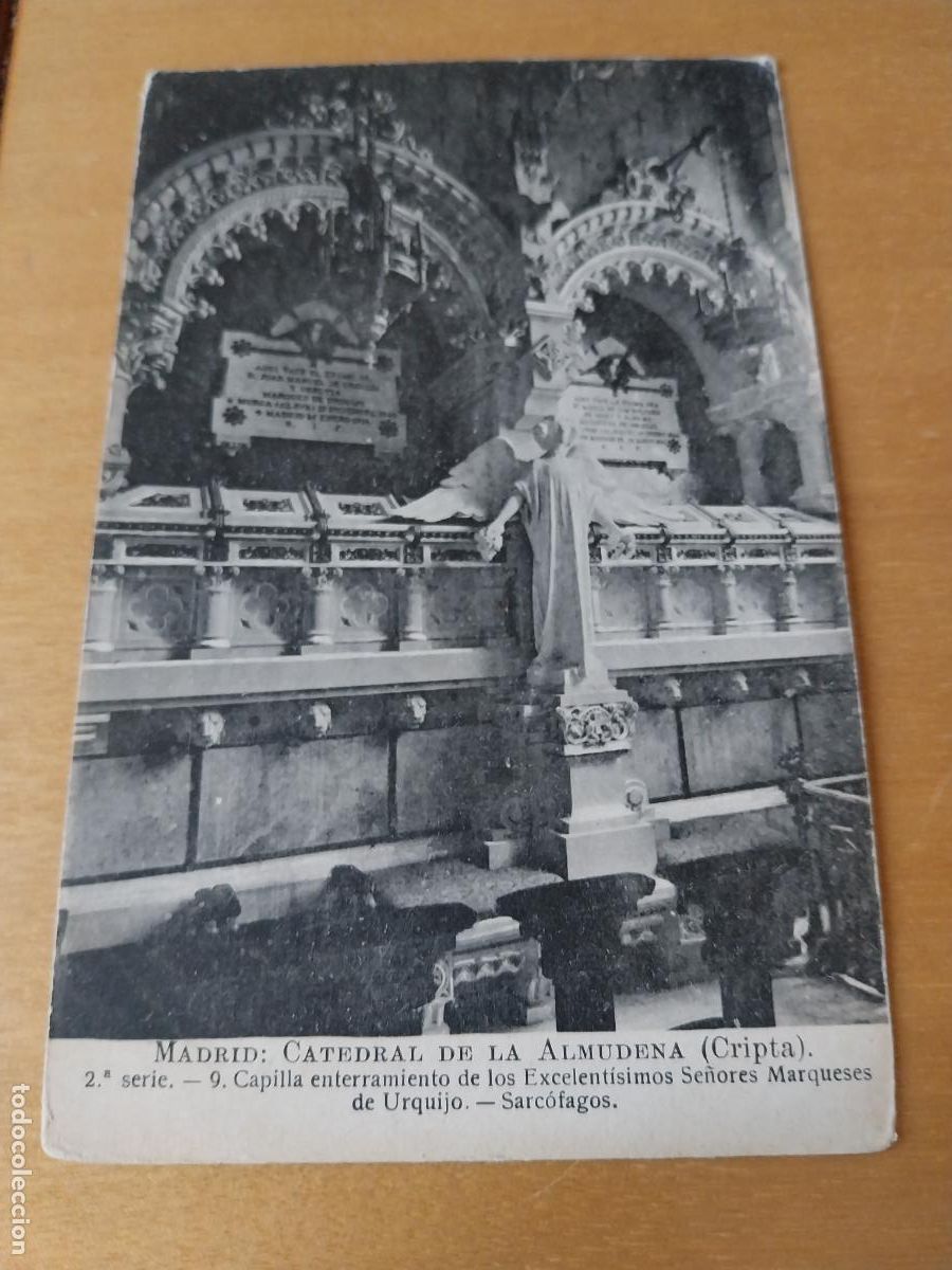 Postales: CATEDRAL ALMUDENA CRIPTA ED FOT LACOSTE 2&ordf; SERIE N&ordm; 9 SC