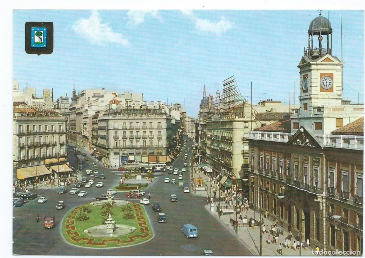 Postales: PUERTA DEL SOL.- MADRID - Foto 1
