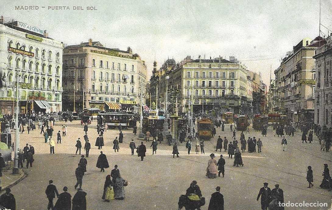 Postales: MADRID - PUERTA DEL SOL - UNION POSTAL UNIVERSAL - Foto 1