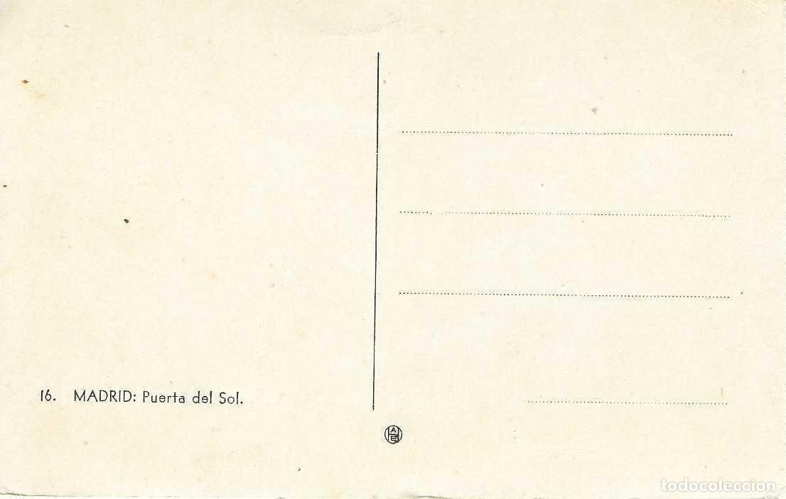 Postales: MADRID - 16. PUERTA DEL SOL - Foto 2