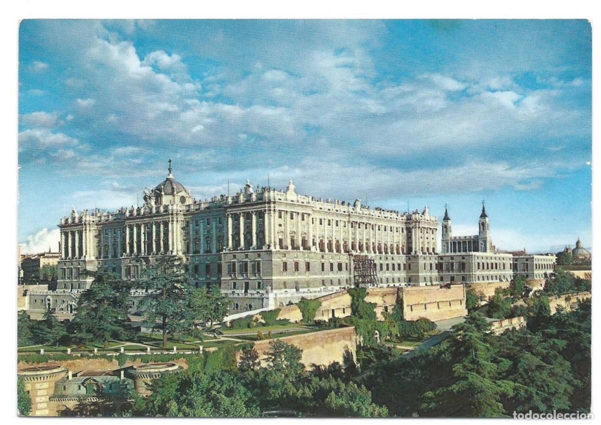 Postales: FACHADAS NORTE Y OESTE DEL PALACIO REAL.- MADRID - Foto 1