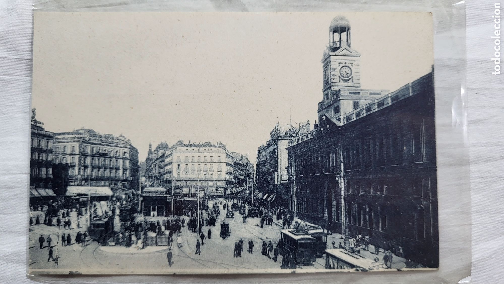 Postales: Tarjeta Postal Madrid Puerta del Sol - Foto 1