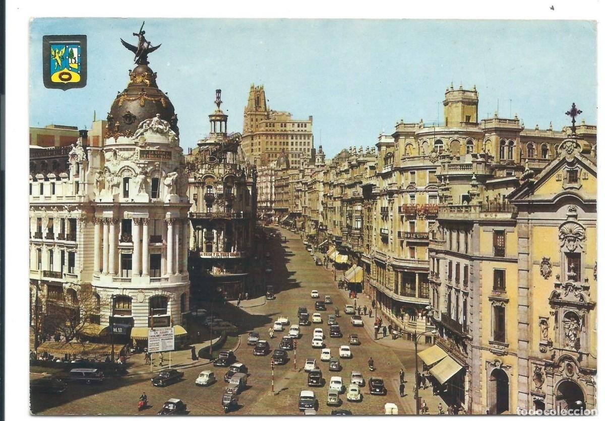 Postales: EDIFICIO FENIX Y AVENIDA JOSE ANTONIO.- MADRID - Foto 1