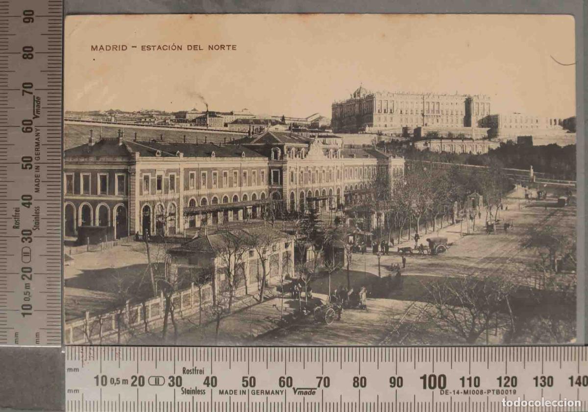Postales: POSTAL. MADRID. ESTACION DEL NORTE - Foto 1