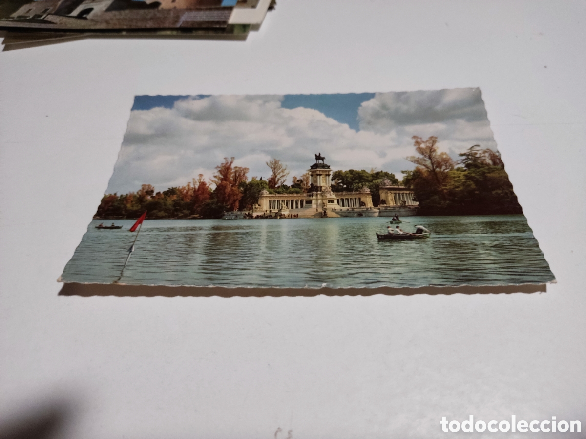 Postales: Postal Madrid parque del retiro - Foto 1