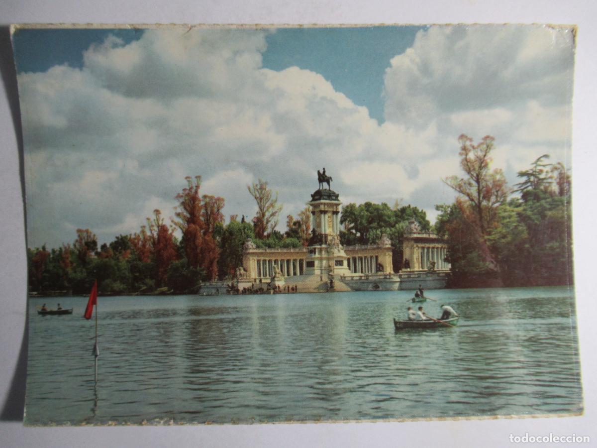 Postales: Madrid - Parque del Retiro. Estanque - Foto 1
