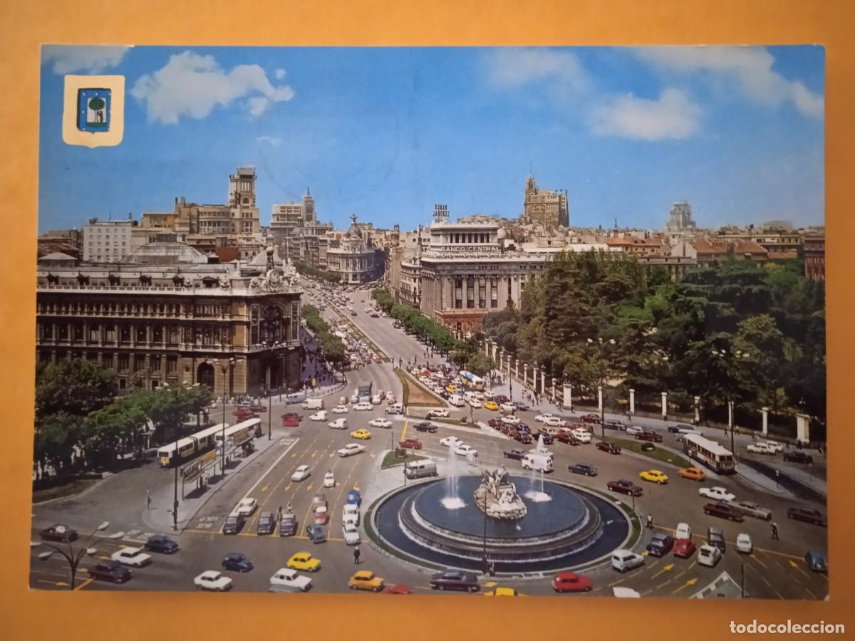 Postales: MADRID - LA CIBELES (CIRCULADA 1975) - Foto 1