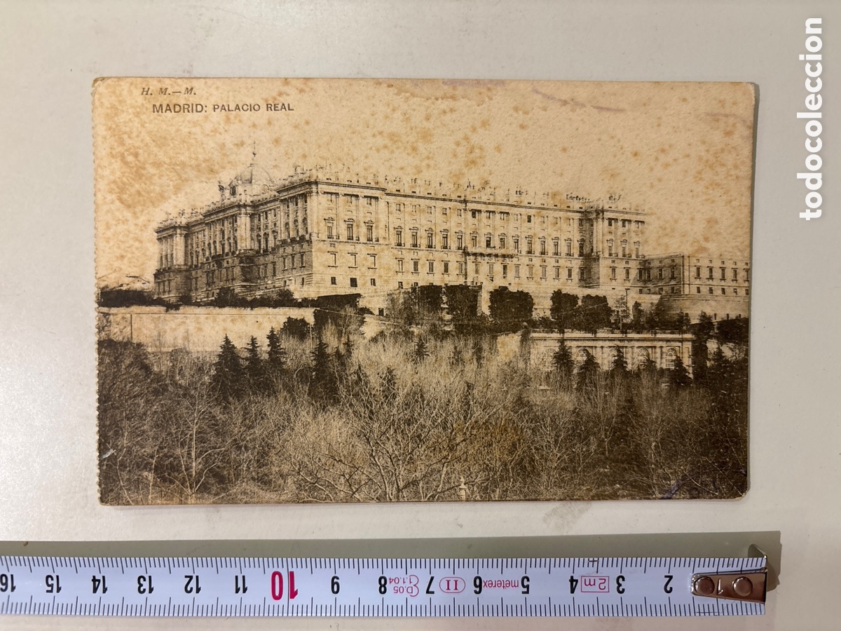 Postales: POSTAL. MADRID. PALACIO REAL. H. M. - Foto 1