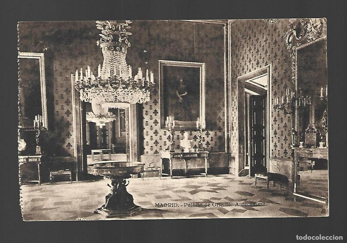 Postales: ANTECAMARA PALACIO DE ORIENTE MADRID - EDICI&Oacute;N HAUSER Y MENET - POSTAL - Foto 1