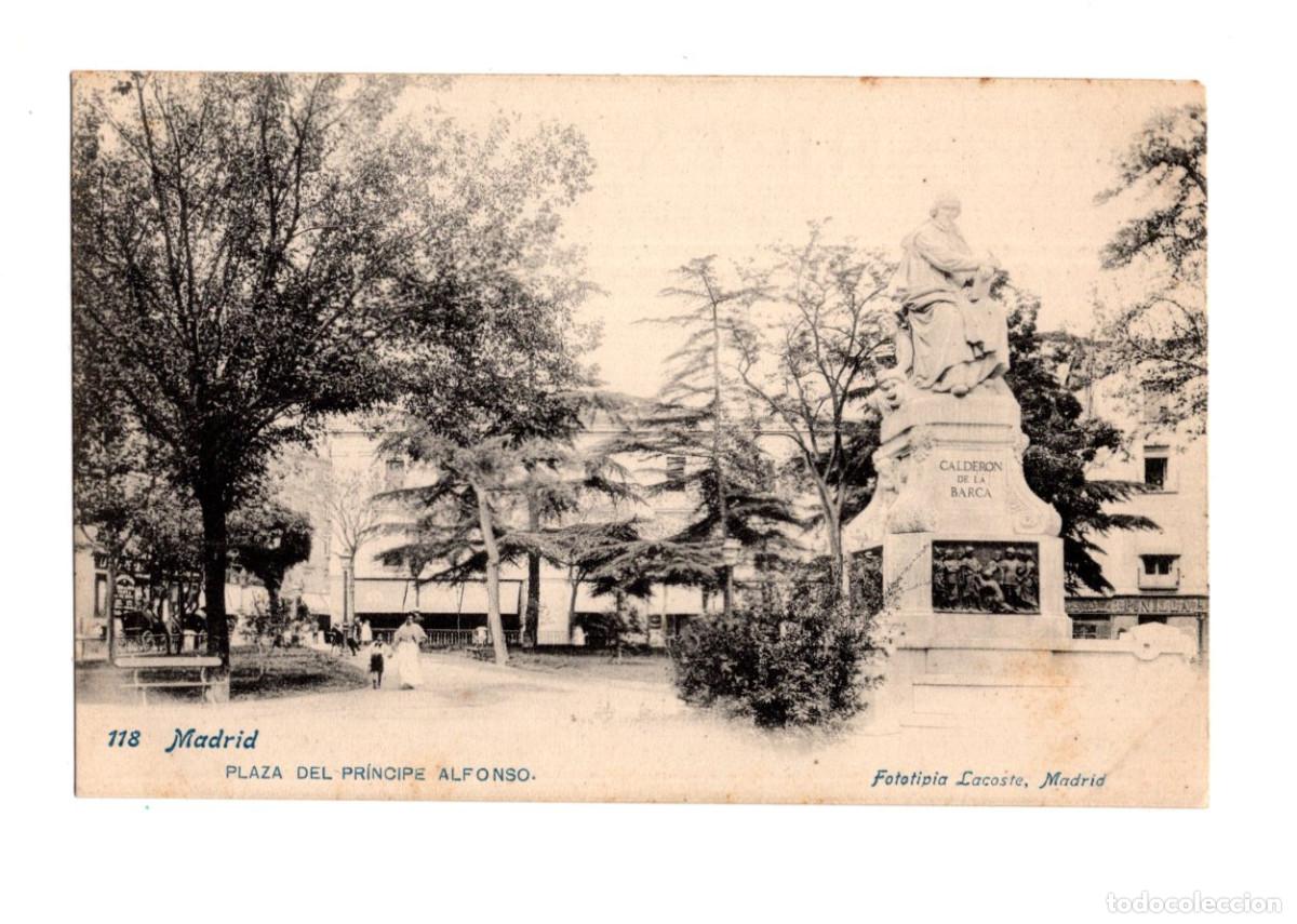 Postales: MADRID.- PLAZA DEL PR&Iacute;NCIPE ALFONSO. - Foto 1