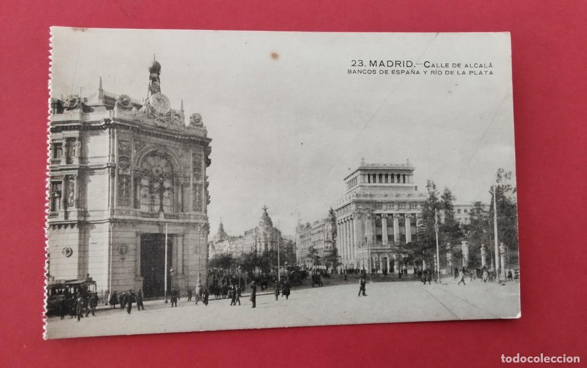Postales: MADRID , POSTAL ANTIGUA , BLANCO Y NEGRO - Foto 2