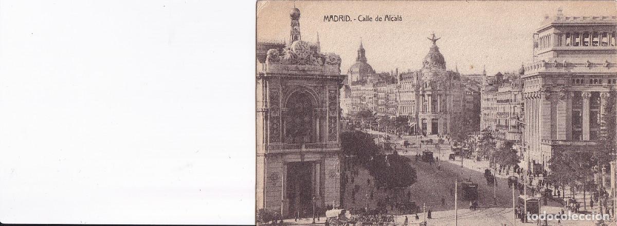 Postales: POSTAL MADRID. CALLE DE ALCALA - Foto 1