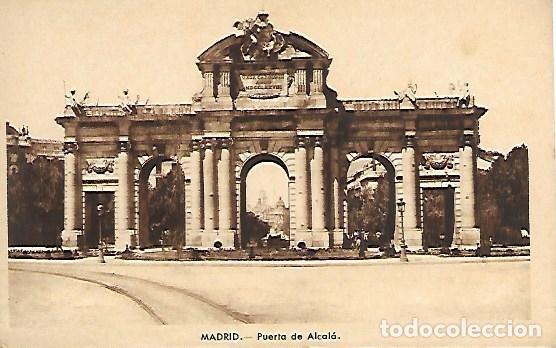 Postales: MADRID - PUERTA DE ALCAL&Aacute; - Foto 1