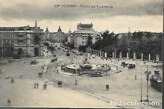 Postales: MADRID - 129. PLAZA DE CASTELAR - Foto 1