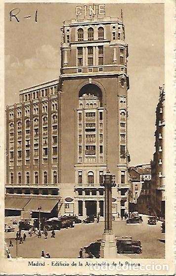 Postales: MADRID - EDIFICIO DE LA ASOCIACI&Oacute;N DE LA PRENSA - CIRCULADA 1936 - Foto 1