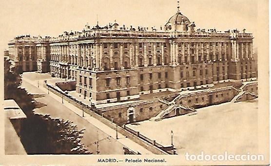 Postales: MADRID - PALACIO NACIONAL - ESCRITA - Foto 1