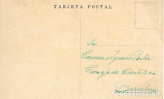 Postales: MADRID - PALACIO NACIONAL - ESCRITA - Foto 2