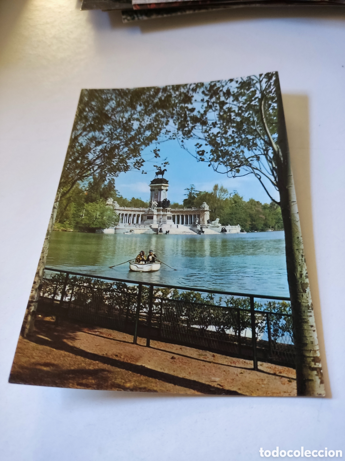 Postales: Postal Madrid estanque del Retiro - Foto 1