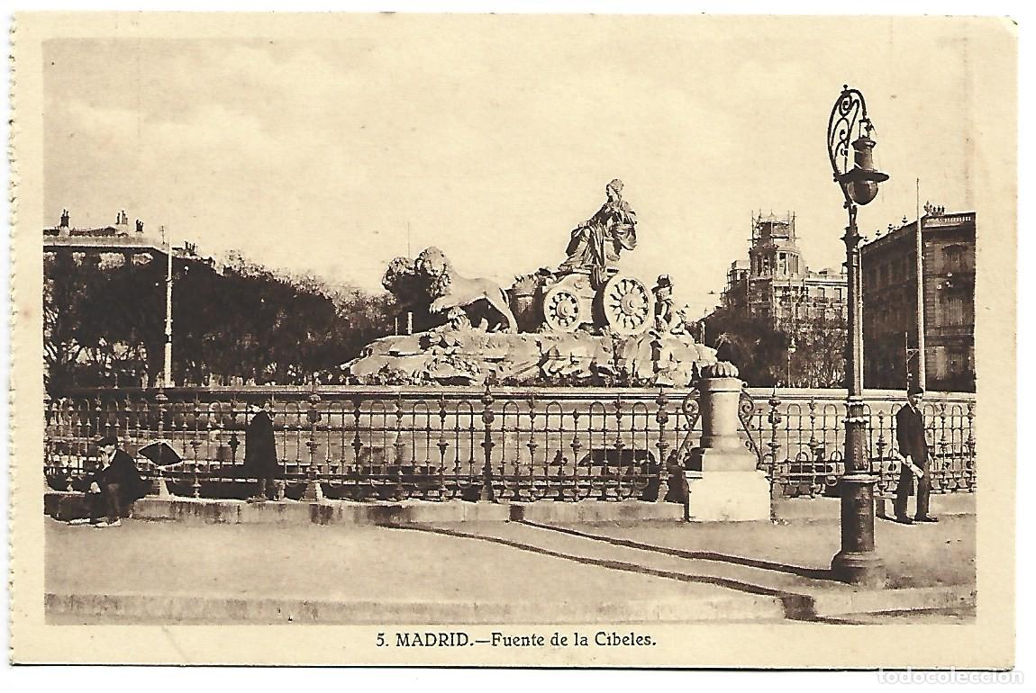 Postales: FUENTE DE LA CIBELES.- MADRID - Foto 1