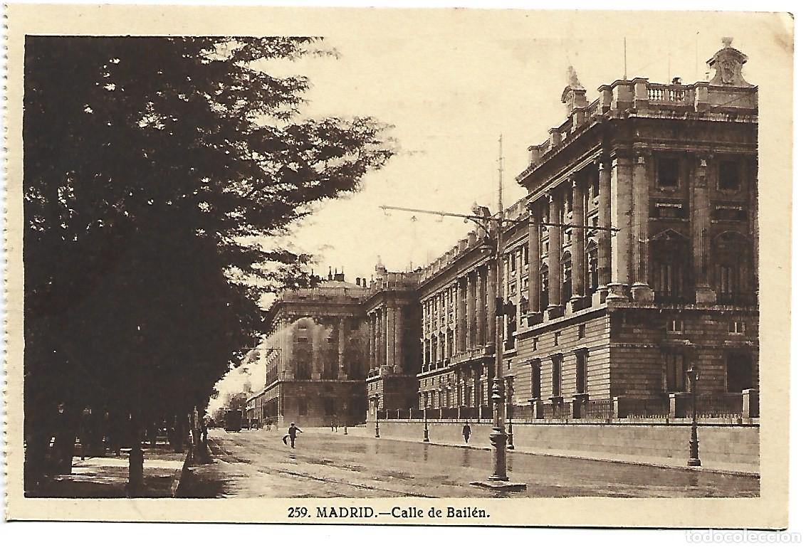 Postales: CALLE DE BAILEN.- MADRID - Foto 1