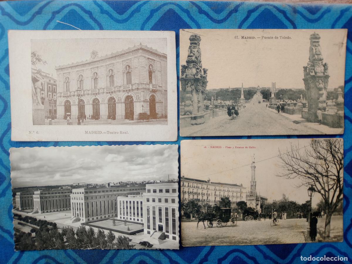 Postales: Madrid: 4 postales antiguas - Foto 1