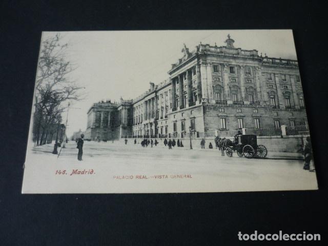 Postales: MADRID PALACIO REAL VISTA GENERAL - Foto 1