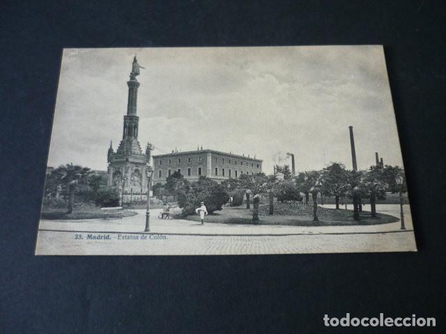 Postales: MADRID ESTATUA DE COLON - Foto 1