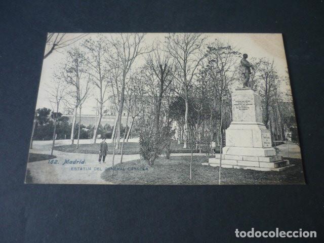 Postales: MADRID ESTATUA DEL GENERAL CASSOLA - Foto 1