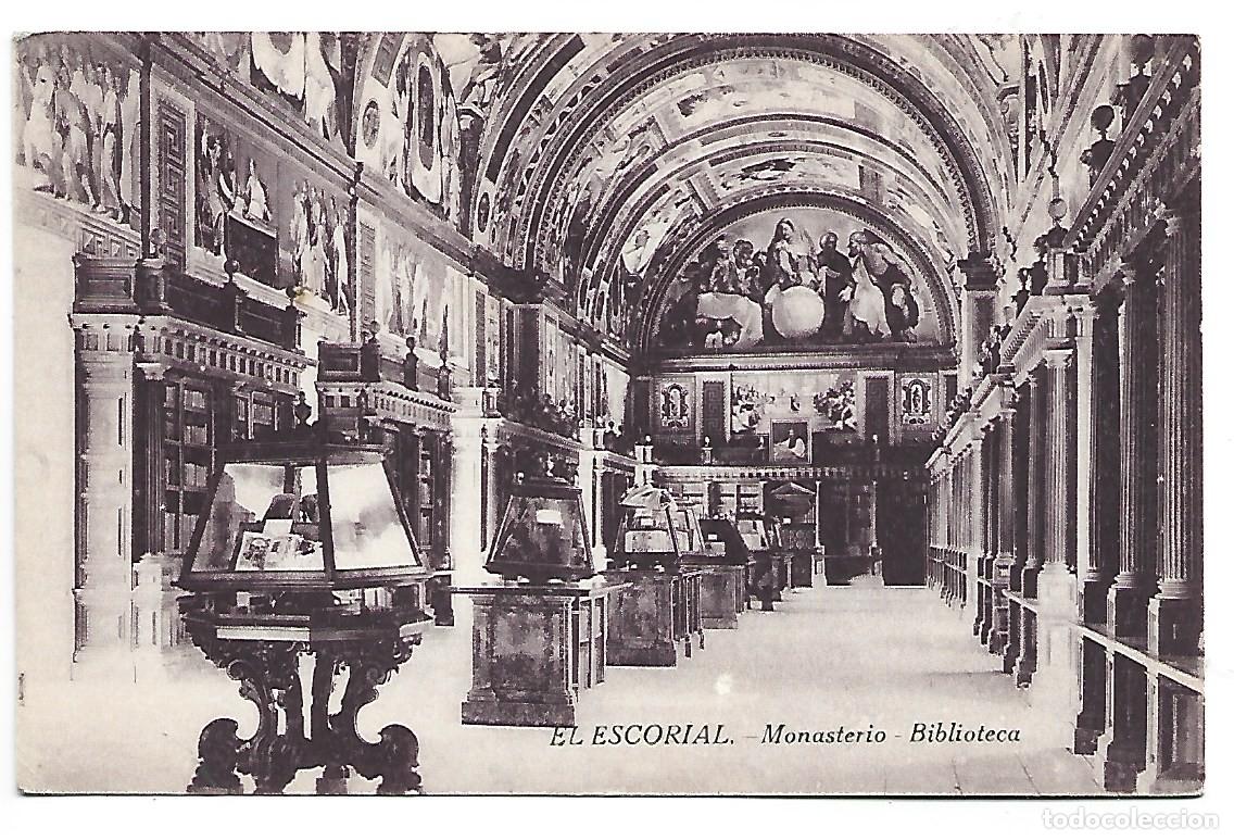 Postales: &rdquo; BIBLIOTECA &rdquo;.- MONASTERIO DE EL ESCORIAL - Foto 1