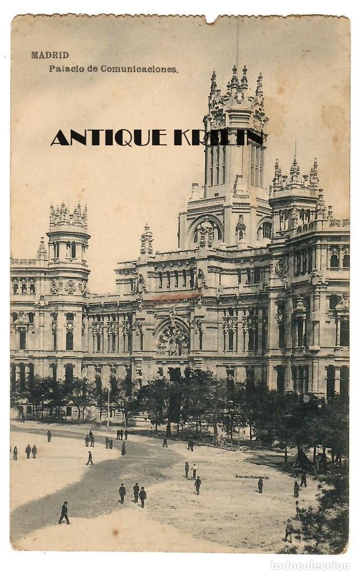 Postales: MADRID / PALACIO DE COMUNICACIONES / EDICION HAUSER MENET / SIN CIRCULAR - Foto 1