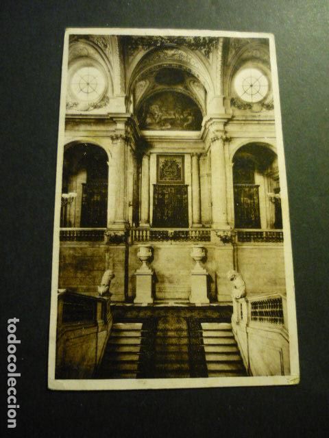 Postales: MADRID PALACIO REAL ESCALINATA - Foto 1