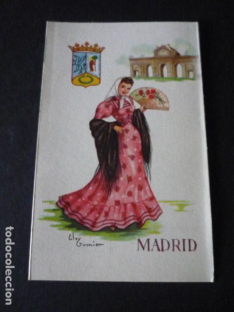 Postales: MADRID ESCUDO Y MUJER POSTAL - Foto 1
