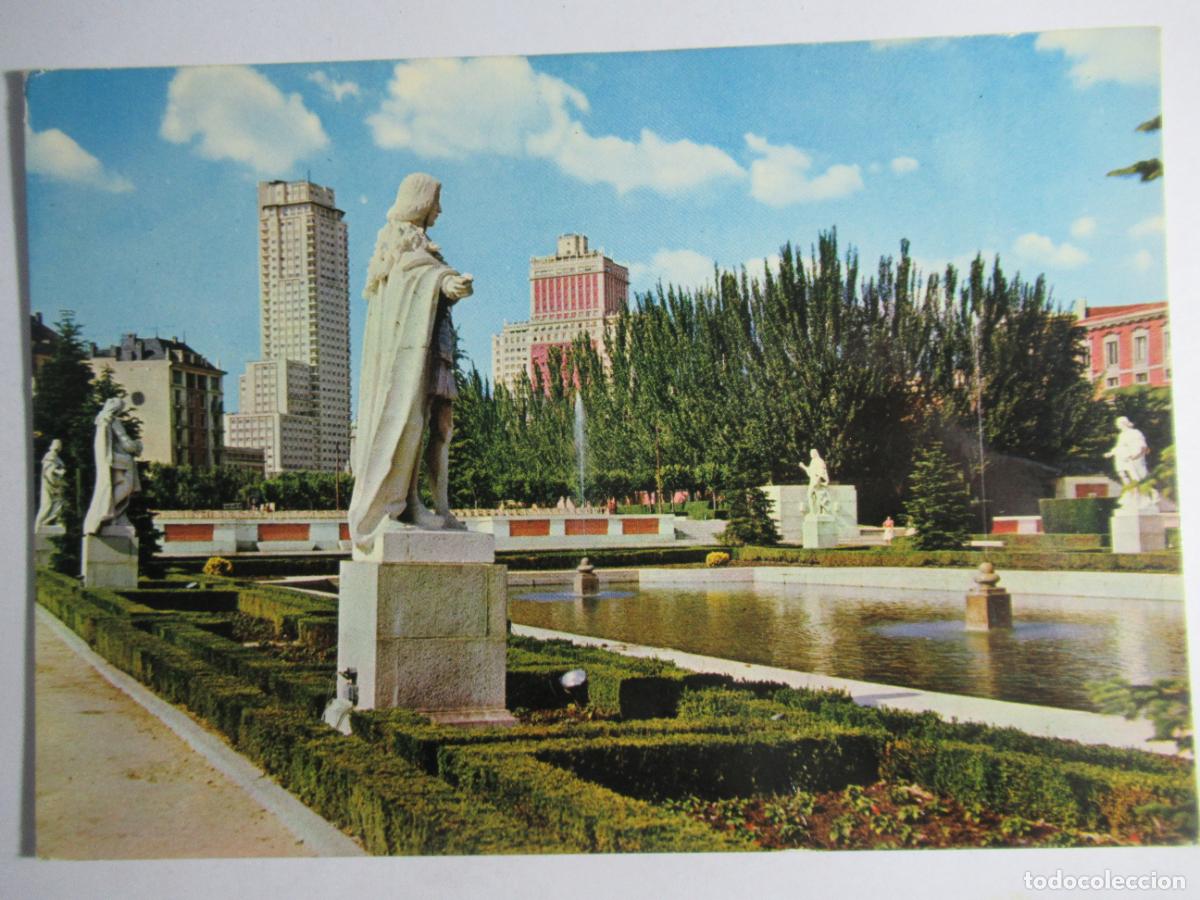 Postales: Madrid - Jardines de Sabatini - Foto 1