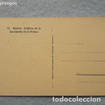 Postales: Madrid. Edificio de la Asociaci&oacute;n de la Prensa. - Foto 3