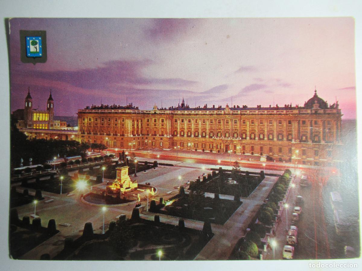 Postales: Madrid - Plaza de Oriente y Palacio Real - Foto 1