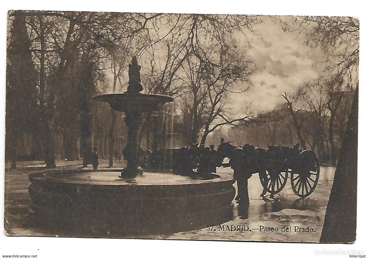 Postales: PASEO DEL PRADO.- MADRID - Foto 1