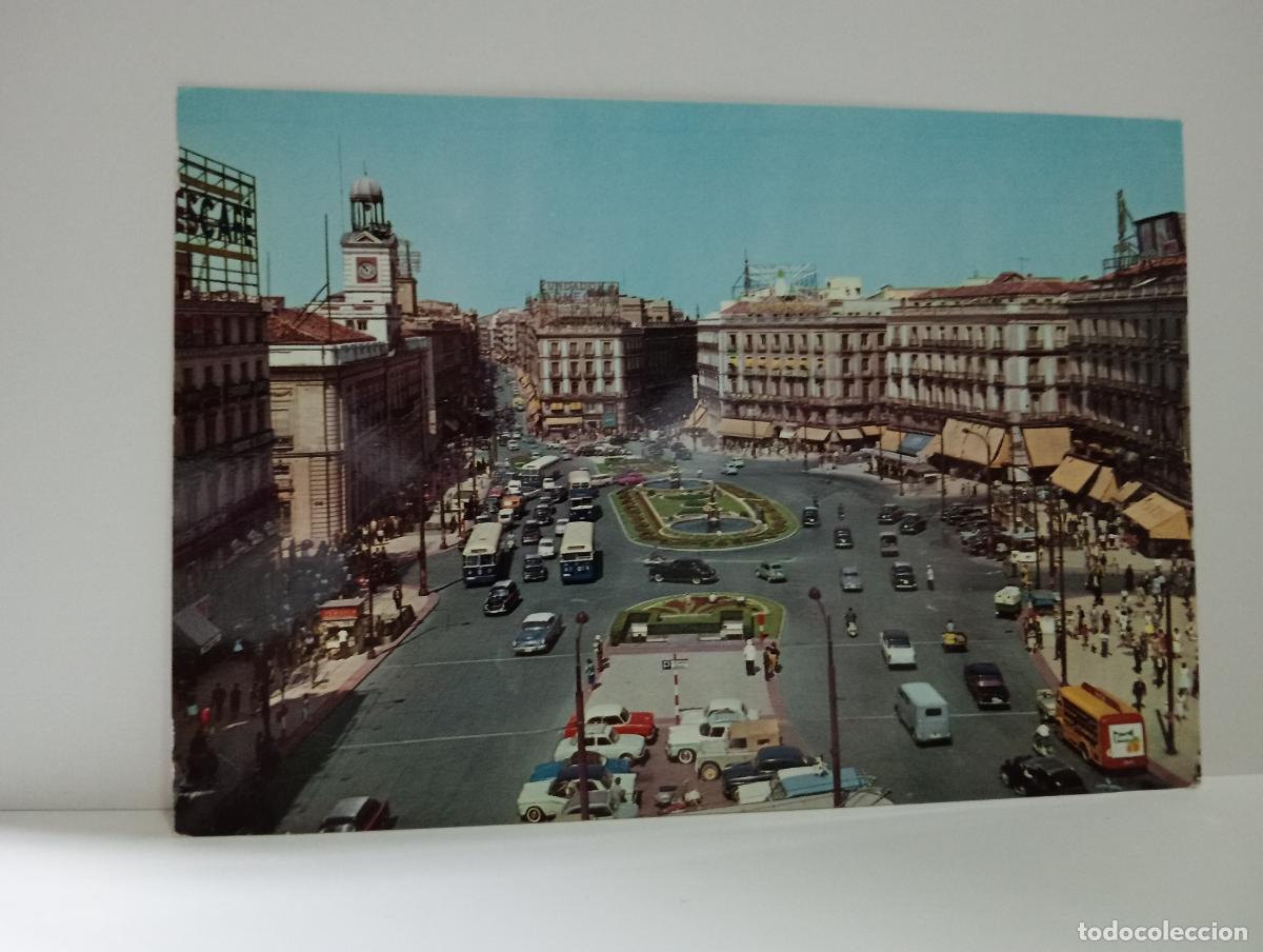 Postales: TARJETA POSTAL DE MADRID. PUERTA DEL SOL. - Foto 1