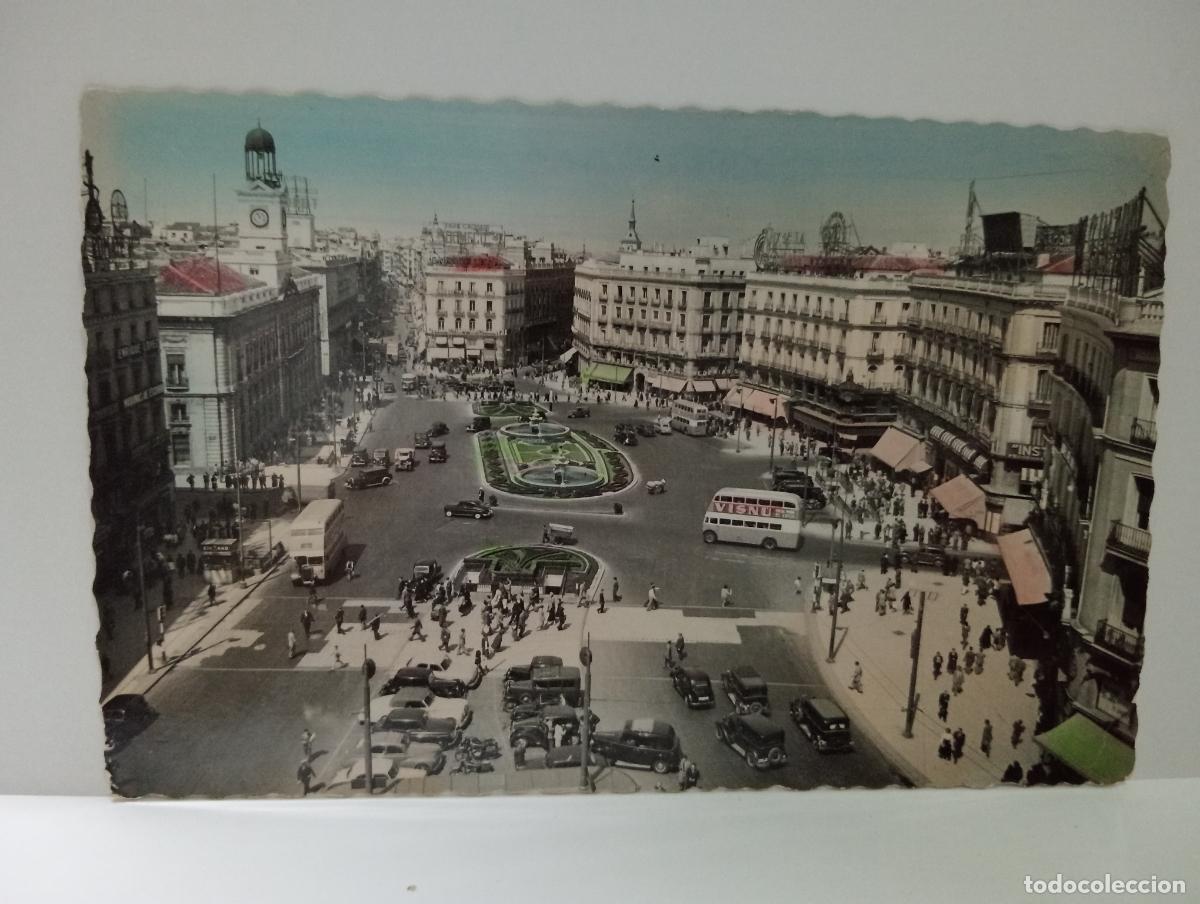 Postales: TARJETA POSTAL DE MADRID. PUERTA DEL SOL. - Foto 1