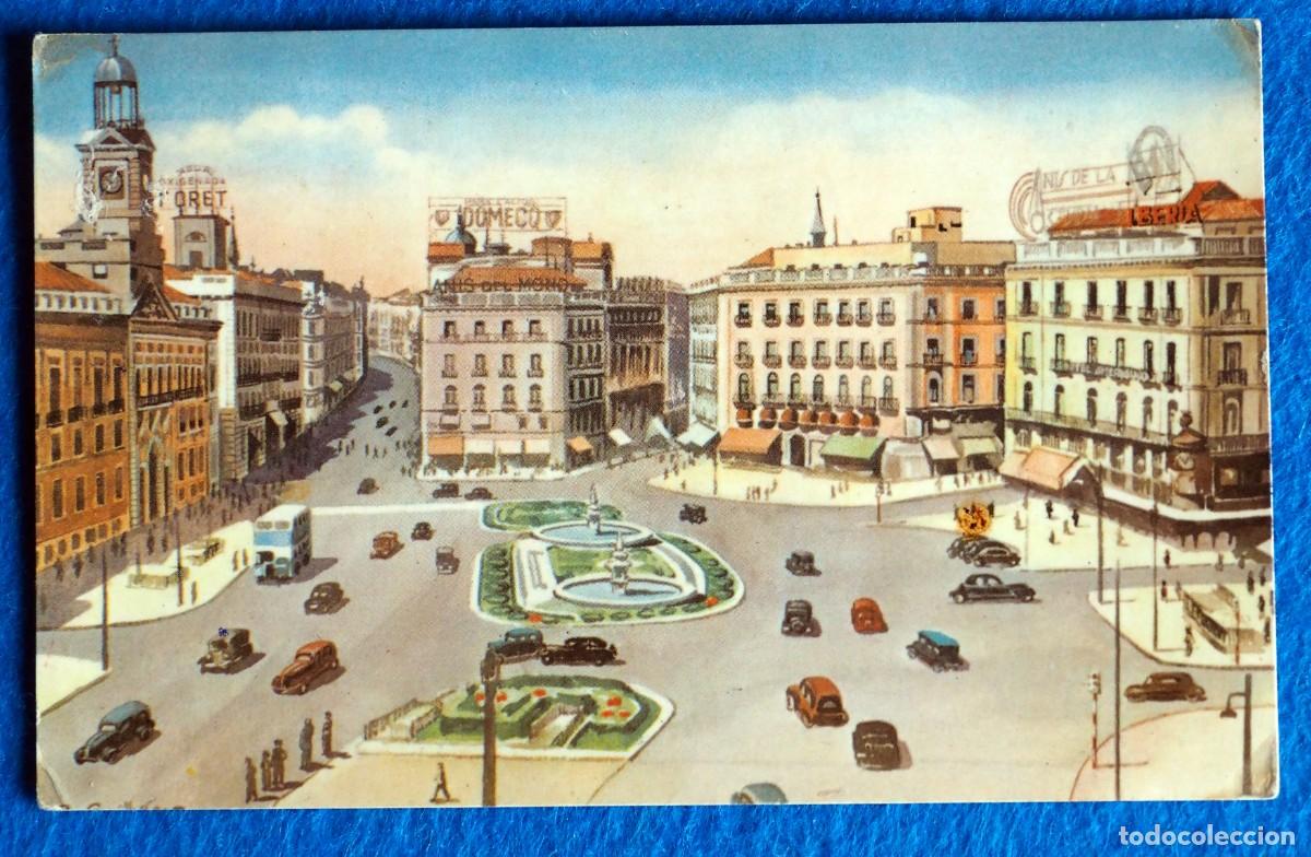 Postales: POSTAL DE MADRID ANIMADA: PUERTA DEL SOL - Foto 1