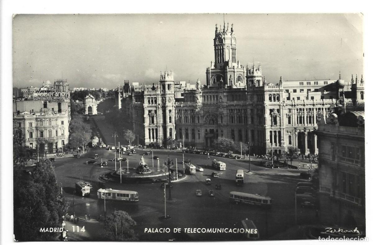 Postales: PALACIO DE TELECOMUNICACIONES.- MADRID - Foto 1