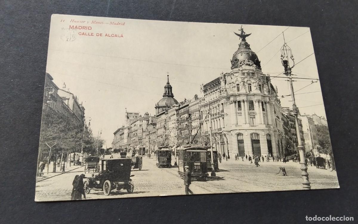 Postales: MADRID , POSTAL ANTIGUA , BLANCO Y NEGRO , - Foto 2